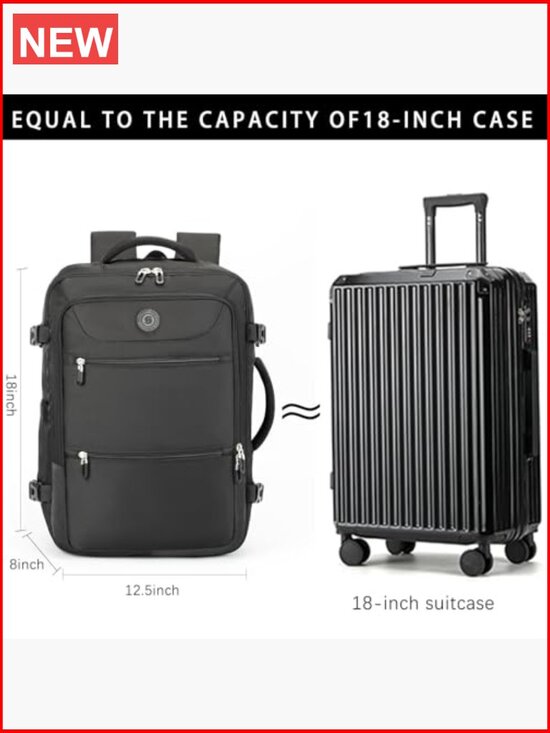 Travel Backpack for Women Men Airline Approved Carry On 40L Laptop Backpack
